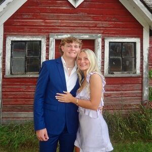 Purple Selfie Leslie ruffle hoco dress